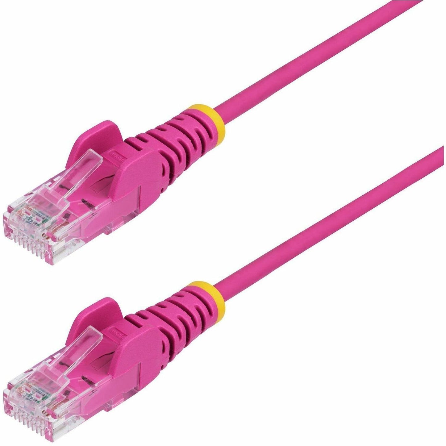 Main Image for StarTech.com 15ft Pink Slim CAT6 Ethernet Cable, Slim Snagless RJ45, UTP, LSZH, 28AWG Bare Copper, Slim Network Patch Cord, Fluke Tested