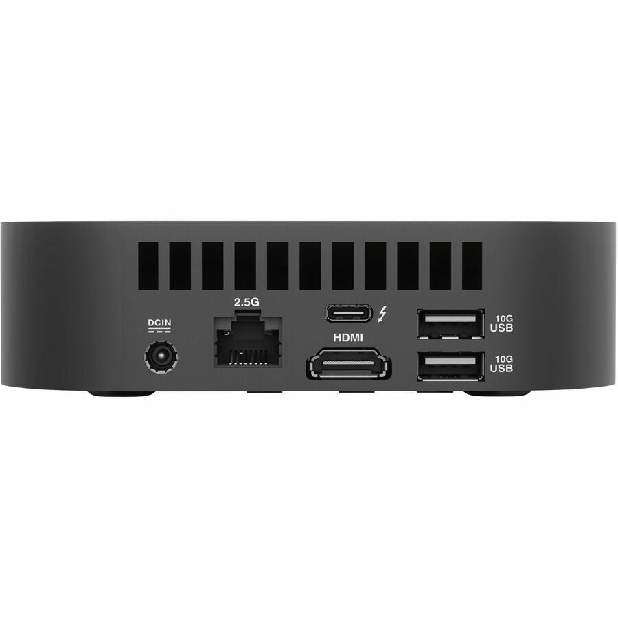 Rear Image for Asus NUC 14 Pro AI RNUC14LNKU7099NU Desktop Computer - Intel Core Ultra 7 258V - 32 GB - 1 TB SSD - Mini PC - Black -TAA-compliant