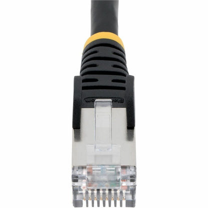 Alternate-Image3 Image for StarTech.com 75ft Black CAT6a Ethernet Cable, Snagless RJ45, 10G, 100W PoE, S/FTP, LSZH, 27AWG Pure Copper, 500MHz, Shielded Network Cord