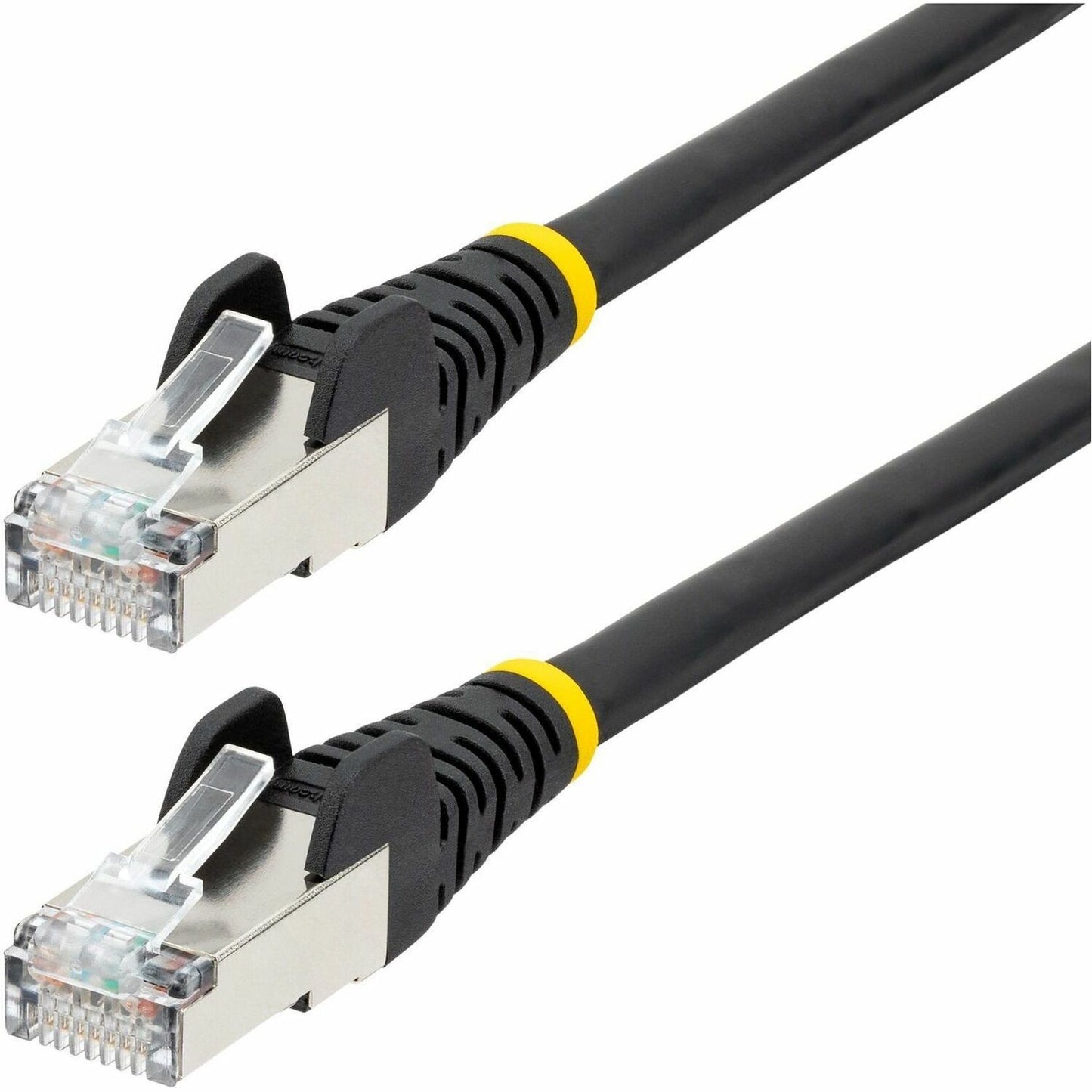 Main Image for StarTech.com 75ft Black CAT6a Ethernet Cable, Snagless RJ45, 10G, 100W PoE, S/FTP, LSZH, 27AWG Pure Copper, 500MHz, Shielded Network Cord