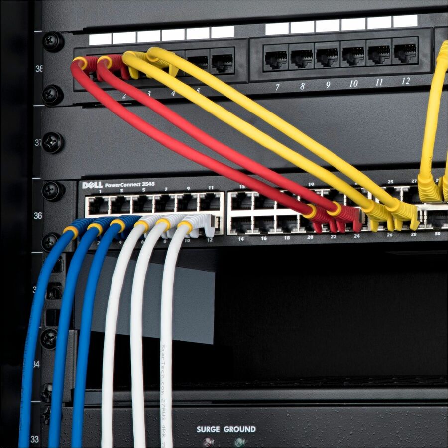 Alternate-Image5 Image for StarTech.com 75ft Black CAT6a Ethernet Cable, Snagless RJ45, 10G, 100W PoE, S/FTP, LSZH, 27AWG Pure Copper, 500MHz, Shielded Network Cord