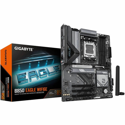 Main Image for GIGABYTE Ultra Durable B850 EAGLE WIFI6E Gaming Desktop Motherboard - AMD B850 Chipset - Socket AM5 - ATX