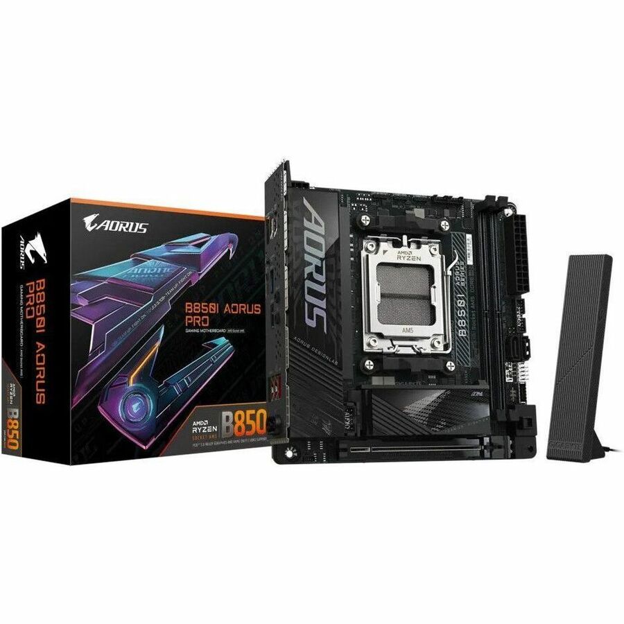 Alternate-Image5 Image for GIGABYTE Ultra Durable B850I AORUS PRO Gaming Desktop Motherboard - AMD B850 Chipset - Socket AM5 - Mini ITX