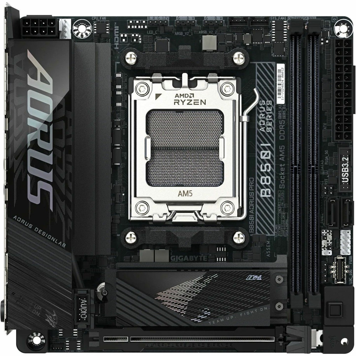 Main Image for GIGABYTE Ultra Durable B850I AORUS PRO Gaming Desktop Motherboard - AMD B850 Chipset - Socket AM5 - Mini ITX