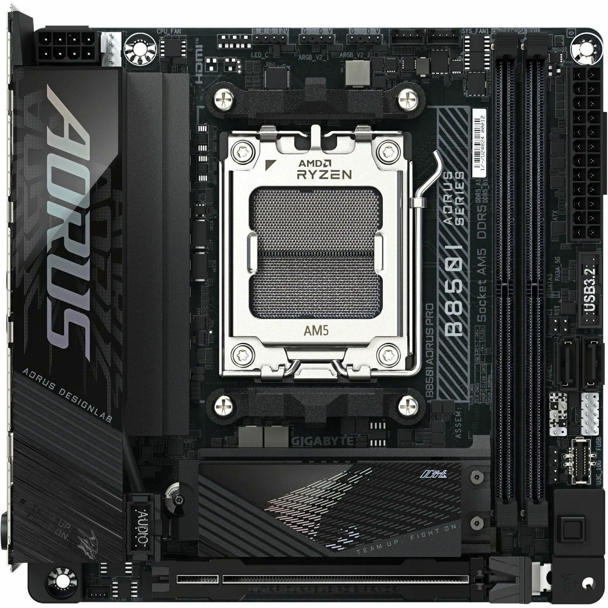 Main Image for GIGABYTE Ultra Durable B850I AORUS PRO Gaming Desktop Motherboard - AMD B850 Chipset - Socket AM5 - Mini ITX