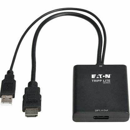 Alternate-Image2 Image for Eaton Tripp Lite Series 8K HDMI to DisplayPort Active Converter (M/F) with USB Power, 1 ft. (0.3 m)