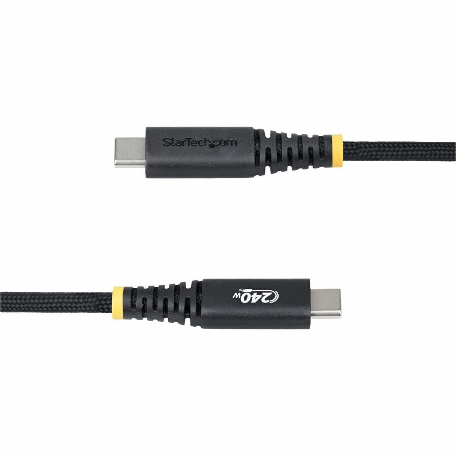 Alternate-Image4 Image for StarTech 10ft (3m) USB-C Charging Cable, Durable and Ultra-Flexible, Screw Locking, 240W (5A) PD EPR, USB 2.0 charger Cord, USB-IF