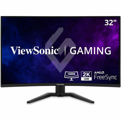Main Image for ViewSonic VX3228C-2K 32 Inch 1440p Curved Gaming Monitor with 1ms, 180Hz, FreeSync, Eye Care, HDMI, and DisplayPort Inputs