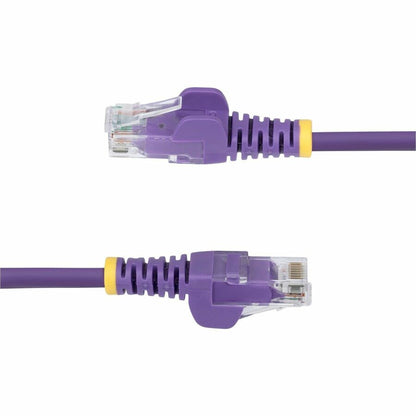 Alternate-Image8 Image for StarTech.com 7ft Purple Slim CAT6 Ethernet Cable, Slim Snagless RJ45, UTP, LSZH, 28AWG Bare Copper, Slim Network Patch Cord, Fluke Tested