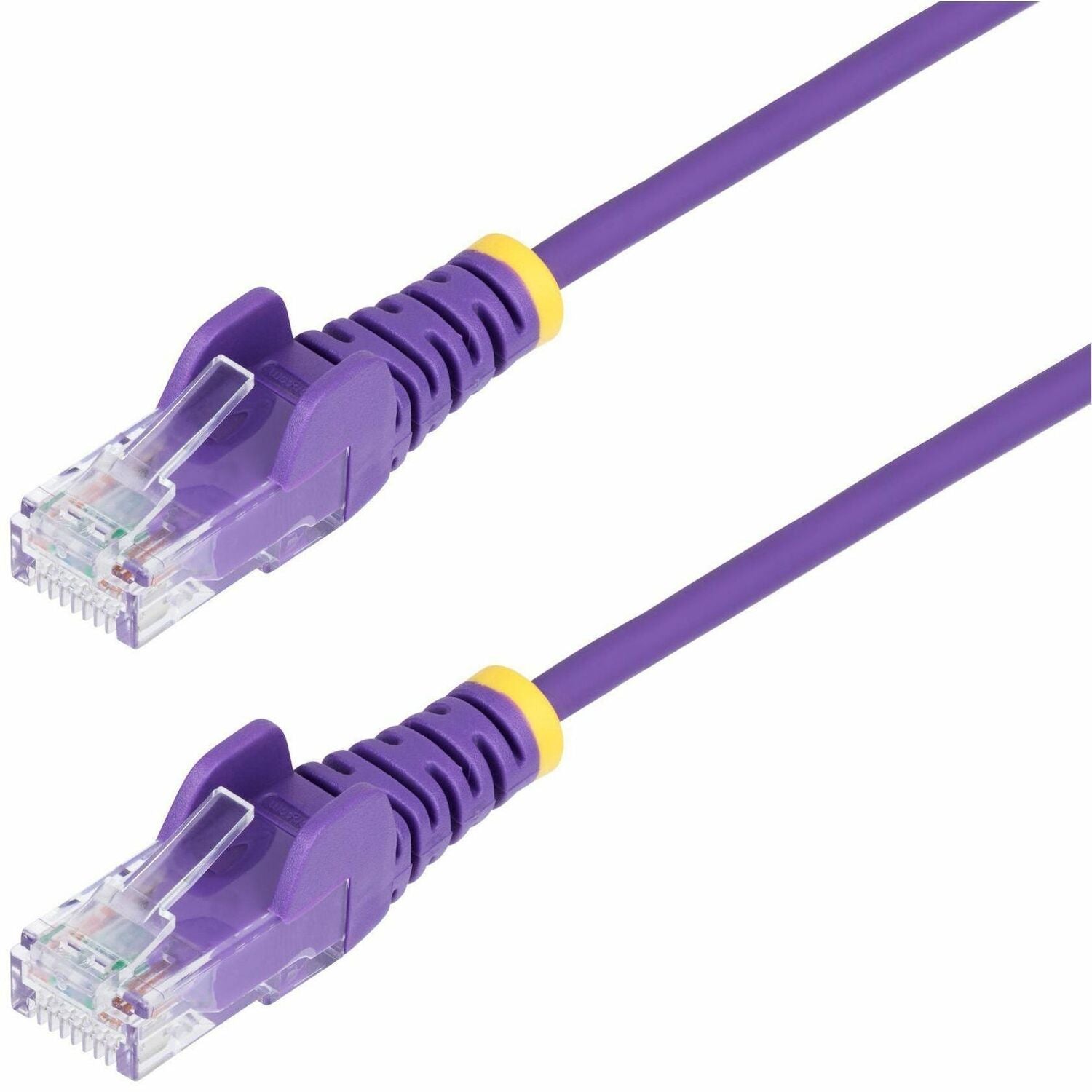 Main Image for StarTech.com 7ft Purple Slim CAT6 Ethernet Cable, Slim Snagless RJ45, UTP, LSZH, 28AWG Bare Copper, Slim Network Patch Cord, Fluke Tested