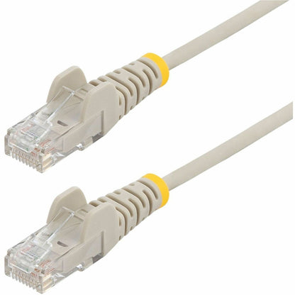 Main Image for StarTech.com 7ft Gray Slim CAT6 Ethernet Cable, Slim Snagless RJ45, UTP, LSZH, 28AWG Bare Copper, Slim Network Patch Cord, Fluke Tested