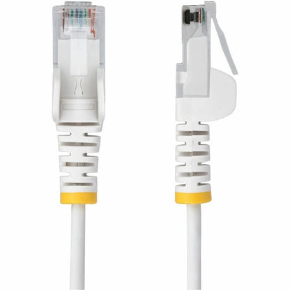 Alternate-Image7 Image for StarTech.com 6in White Slim CAT6 Ethernet Cable, Slim Snagless RJ45, UTP, LSZH, 28AWG Bare Copper, Slim Network Patch Cord, Fluke Tested