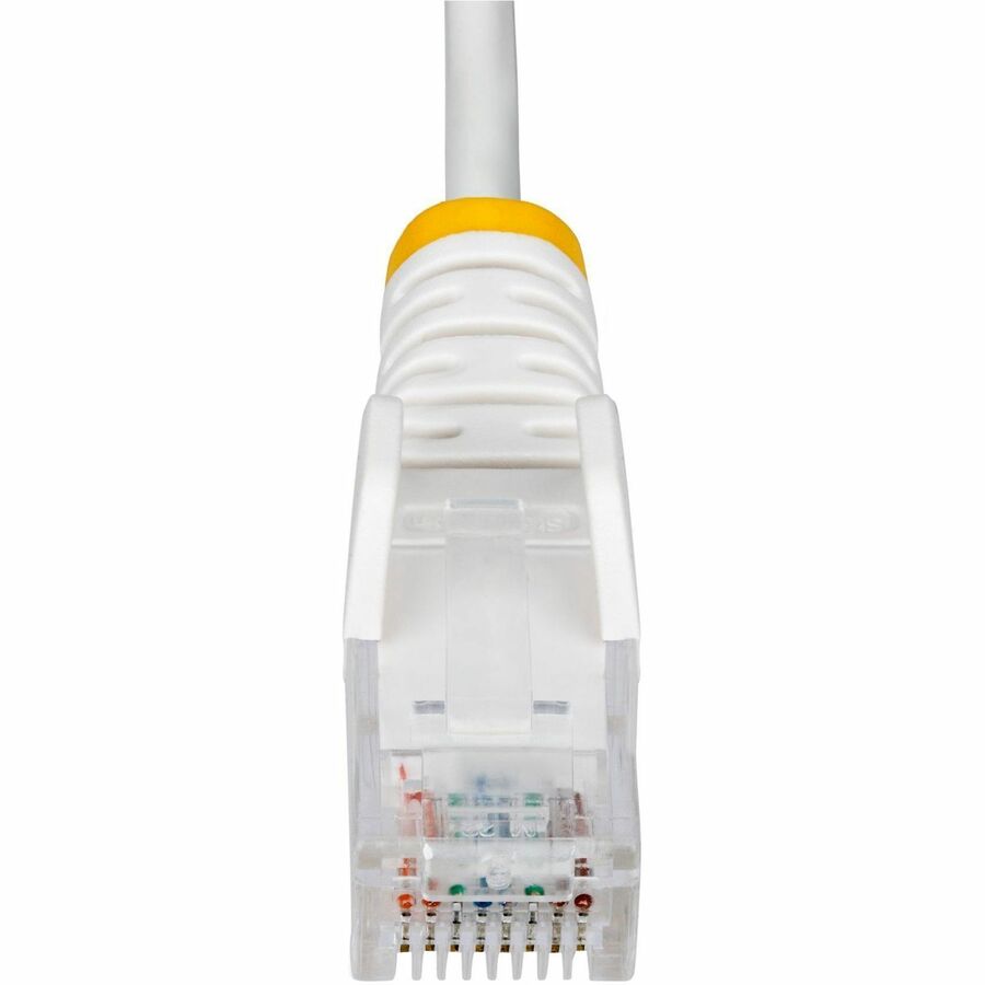 Alternate-Image9 Image for StarTech.com 6in White Slim CAT6 Ethernet Cable, Slim Snagless RJ45, UTP, LSZH, 28AWG Bare Copper, Slim Network Patch Cord, Fluke Tested