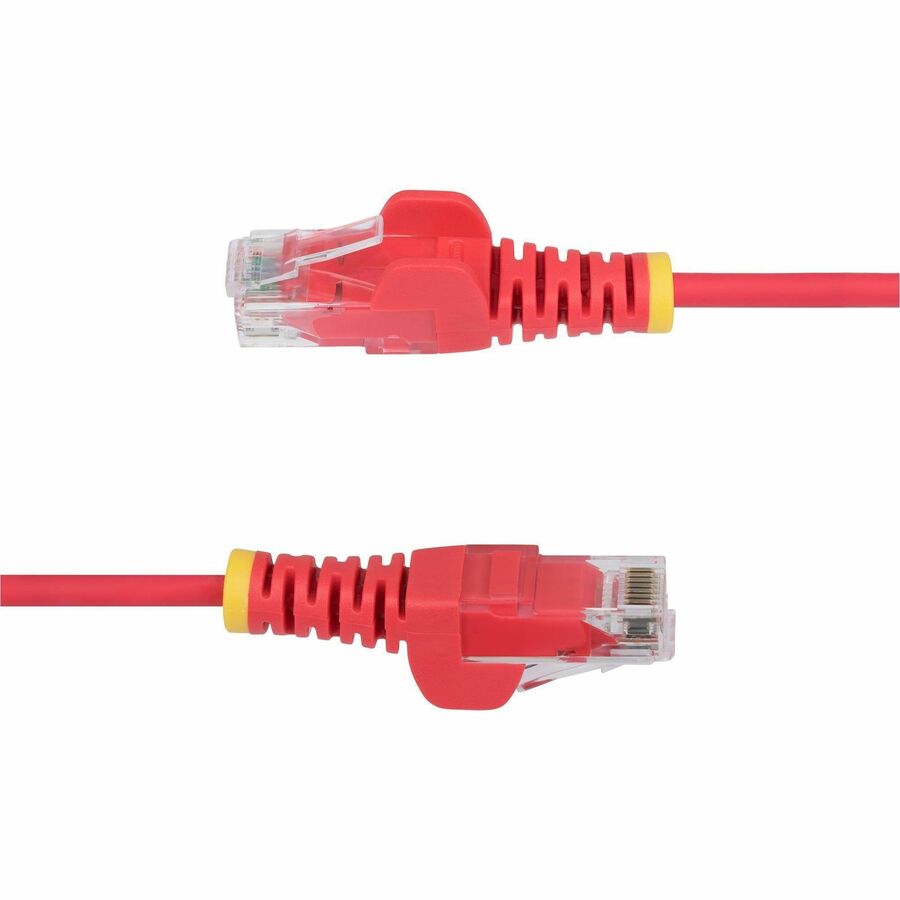Alternate-Image8 Image for StarTech.com 3ft Red Slim CAT6 Ethernet Cable, Slim Snagless RJ45, UTP, LSZH, 28AWG Bare Copper, Slim Network Patch Cord, Fluke Tested