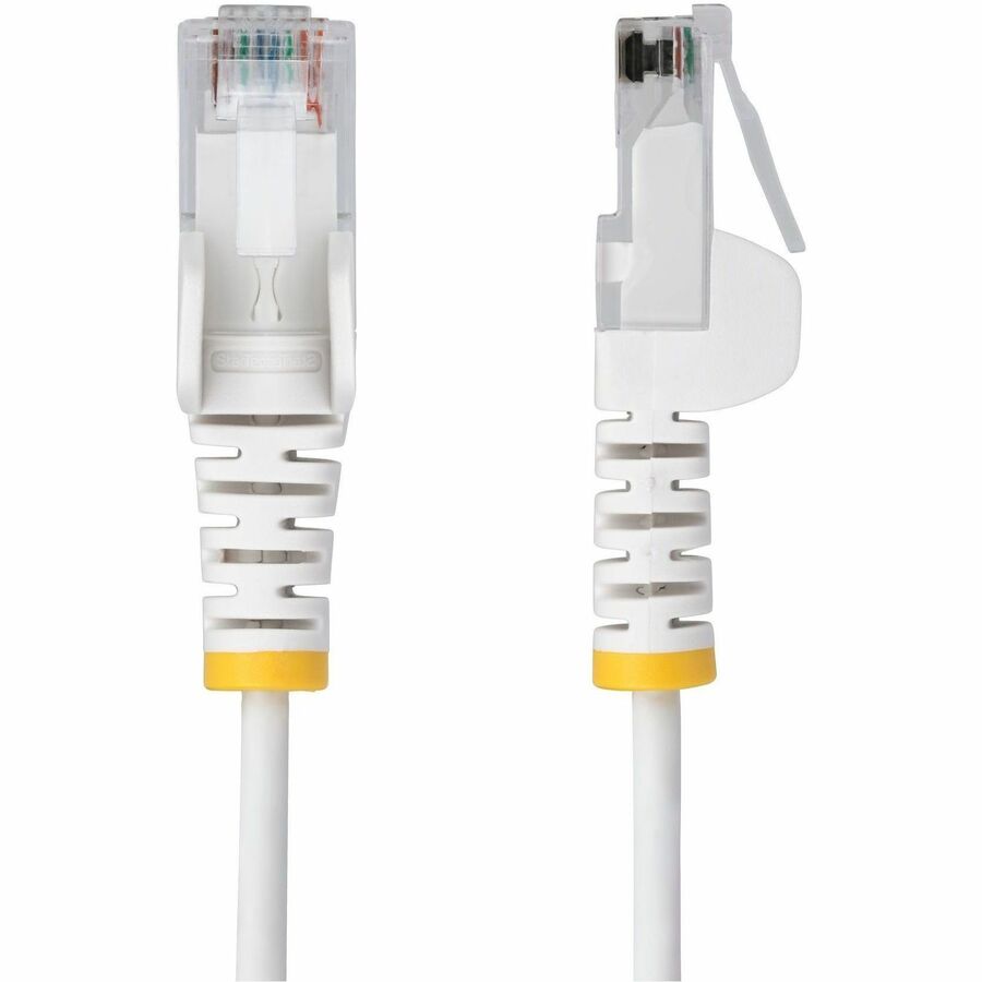Alternate-Image7 Image for StarTech.com 3ft White Slim CAT6 Ethernet Cable, Slim Snagless RJ45, UTP, LSZH, 28AWG Bare Copper, Slim Network Patch Cord, Fluke Tested