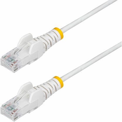 Main Image for StarTech.com 3ft White Slim CAT6 Ethernet Cable, Slim Snagless RJ45, UTP, LSZH, 28AWG Bare Copper, Slim Network Patch Cord, Fluke Tested