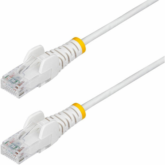 Main Image for StarTech.com 3ft White Slim CAT6 Ethernet Cable, Slim Snagless RJ45, UTP, LSZH, 28AWG Bare Copper, Slim Network Patch Cord, Fluke Tested