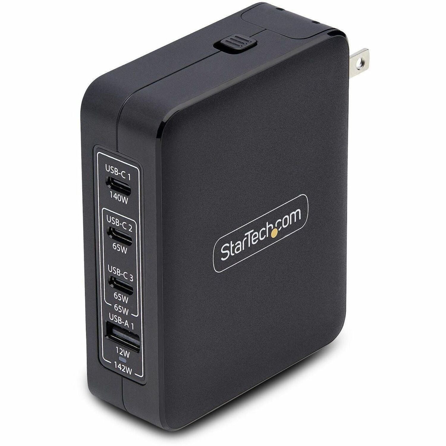Main Image for StarTech.com 140W USB-C Wall Charger, 3x USB-C/1x USB-A, PD 3.1 Portable GaN Power Adapter for MacBook Pro/Max/Dell XPS/Inspiron/Precision