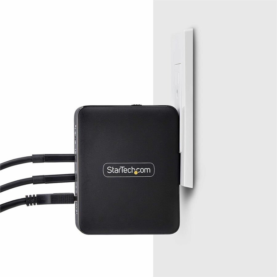 Alternate-Image7 Image for StarTech.com 140W USB-C Wall Charger, 3x USB-C/1x USB-A, PD 3.1 Portable GaN Power Adapter for MacBook Pro/Max/Dell XPS/Inspiron/Precision
