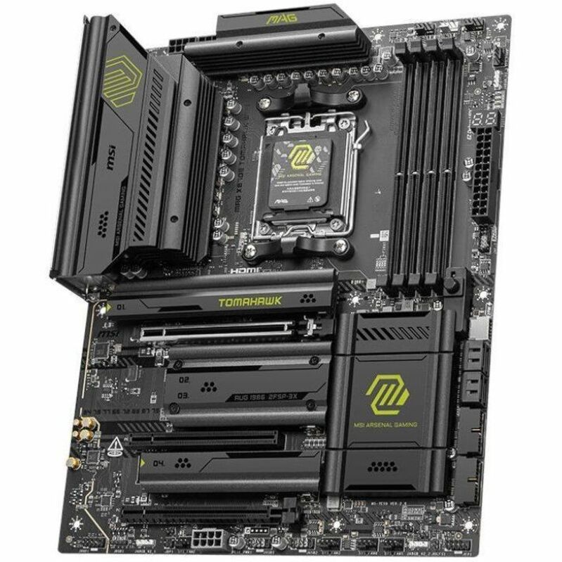 Alternate-Image2 Image for MSI MAG X870E TOMAHAWK WIFI Gaming Desktop Motherboard - AMD X870E Chipset - Socket AM5 - ATX