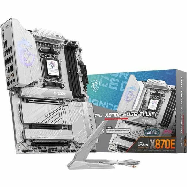 Main Image for MSI MPG X870E EDGE TI WIFI Gaming Desktop Motherboard - AMD X870E Chipset - Socket AM5 - ATX