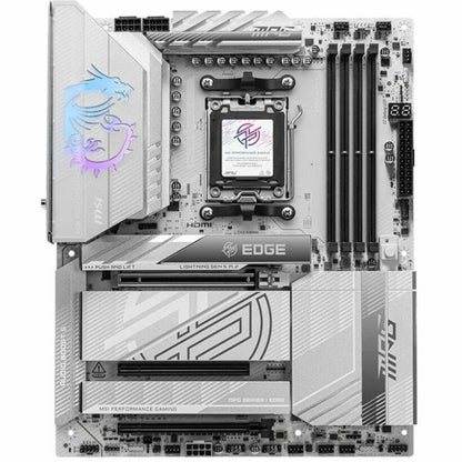Alternate-Image1 Image for MSI MPG X870E EDGE TI WIFI Gaming Desktop Motherboard - AMD X870E Chipset - Socket AM5 - ATX