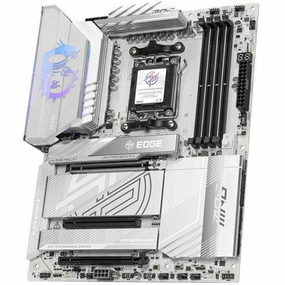 Alternate-Image2 Image for MSI MPG X870E EDGE TI WIFI Gaming Desktop Motherboard - AMD X870E Chipset - Socket AM5 - ATX