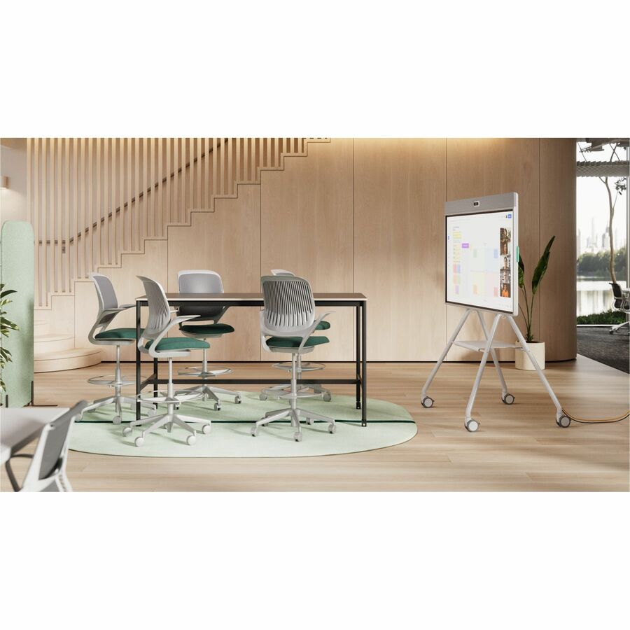 Life-Style Image for Logitech Rally Board 65 Cart | Mobile Video Conferencing Cart