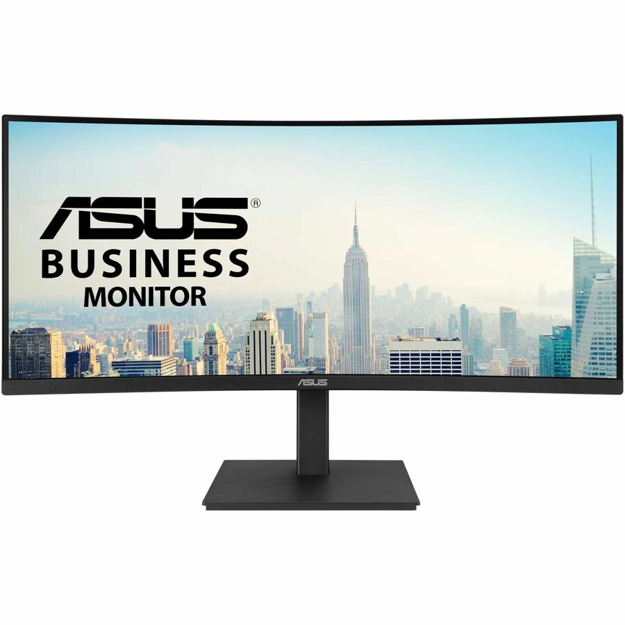 Front Image for Asus VA34VCPSR 34" Class UW-QHD Curved Screen LED Monitor - 21:9 - Black