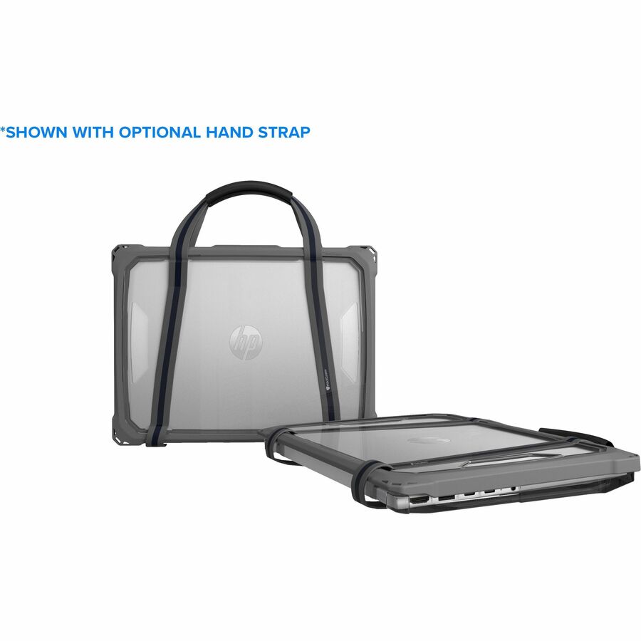 Alternate-Image4 Image for MAXCases Extreme Shell-FL Chromebook Case for HP 14" Probook 440, 445 G11, ProBook 4 G1i & G1a, and EliteBook 14" 640, 645 G11 & EliteBook 6 G1i & G1a (Grey/Slide-On Top, PC Bottom)