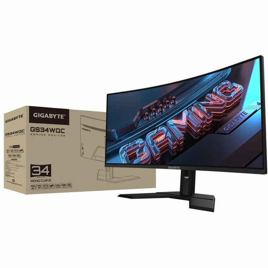 Alternate-Image3 Image for GIGABYTE GS34WQC 34" Class UW-QHD Curved Screen Gaming LED Monitor