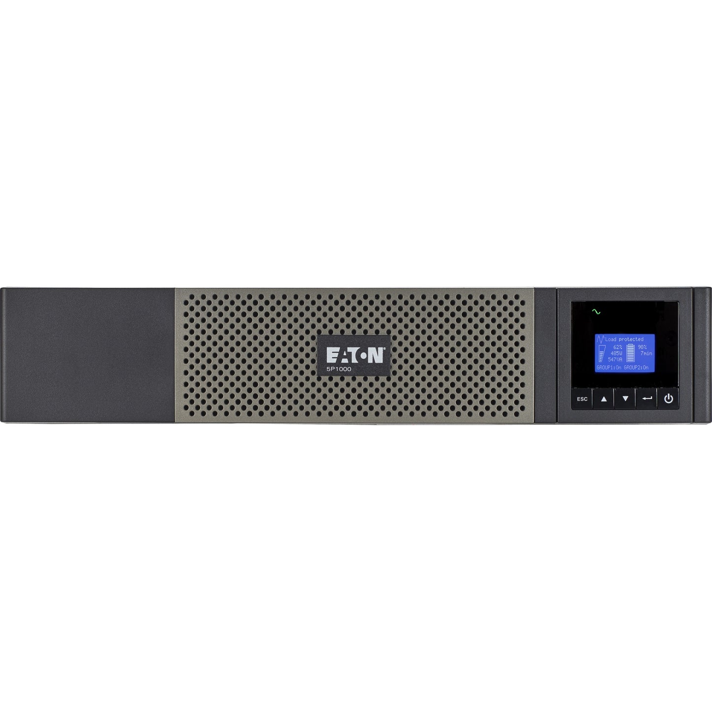 Main Image for Eaton 5P 1000VA 770W 120V Line-Interactive UPS, 5-15P, 10x 5-15R Outlets, 16-Inch Depth, True Sine Wave, Cybersecure Network Card Option, 2U