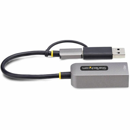 Alternate-Image4 Image for StarTech.com USB-C to to Ethernet Adapter with USB-A Dongle, 10/100/1000Mbps, USB 3.0 to Gigabit Network Adapter, Windows/macOS/Linux