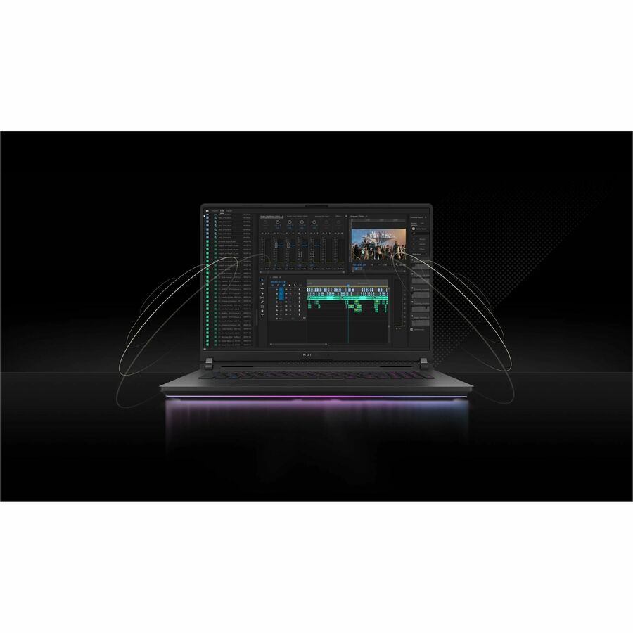 Alternate-Image5 Image for Asus ROG Strix SCAR 18 G835LW-XS97 18" Gaming Notebook - 2.5K - 240 Hz - Intel Core Ultra 9 275HX - 32 GB - 2 TB SSD