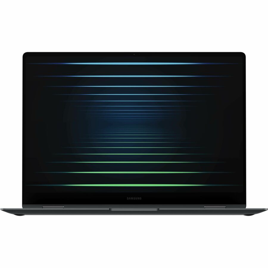 Front Image for Samsung Galaxy Book5 Pro 360 NP964QHA-KG1US 16" Touchscreen Convertible Copilot+ PC 2 in 1 Notebook - 3K - 120 Hz - Intel Core Ultra 7 256V - Intel Evo Platform - 16 GB - 512 GB SSD - Gray