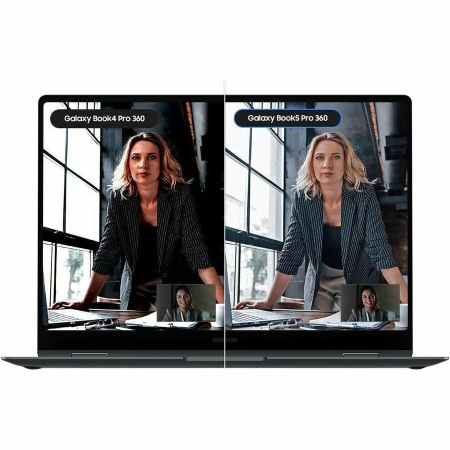 Alternate-Image9 Image for Samsung Galaxy Book5 Pro 360 NP964QHA-KG1US 16" Touchscreen Convertible Copilot+ PC 2 in 1 Notebook - 3K - 120 Hz - Intel Core Ultra 7 256V - Intel Evo Platform - 16 GB - 512 GB SSD - Gray