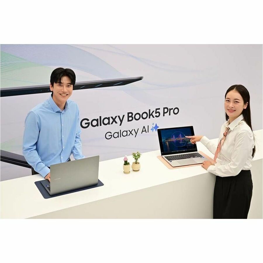 Life-Style Image for Samsung Galaxy Book5 Pro NP964XHA-KG2US 16" Touchscreen Copilot+ PC Notebook - 3K - 120 Hz - Intel Core Ultra 7 258V - Intel Evo Platform - 32 GB - 1 TB SSD - Gray