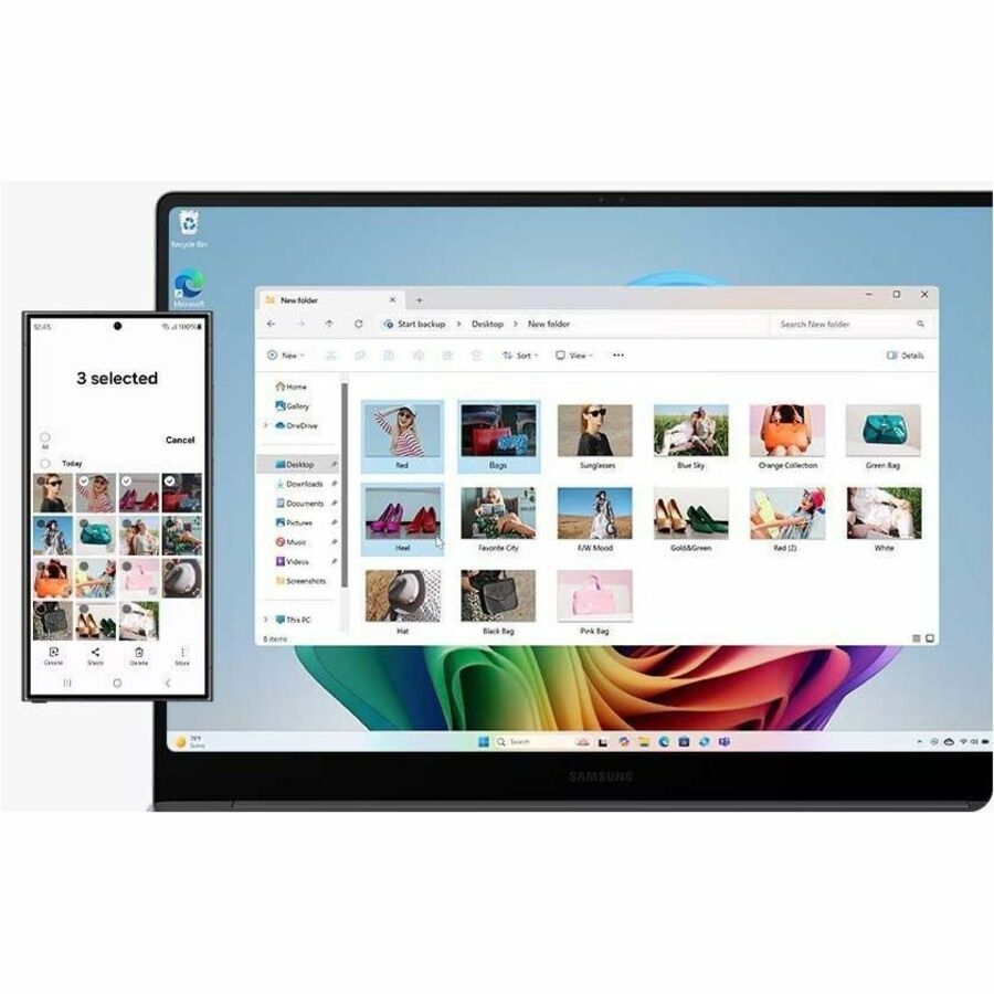 Alternate-Image4 Image for Samsung Galaxy Book5 Pro NP964XHA-KG2US 16" Touchscreen Copilot+ PC Notebook - 3K - 120 Hz - Intel Core Ultra 7 258V - Intel Evo Platform - 32 GB - 1 TB SSD - Gray