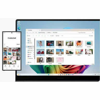 Alternate-Image4 Image for Samsung Galaxy Book5 Pro NP964XHA-KG2US 16" Touchscreen Copilot+ PC Notebook - 3K - 120 Hz - Intel Core Ultra 7 258V - Intel Evo Platform - 32 GB - 1 TB SSD - Gray