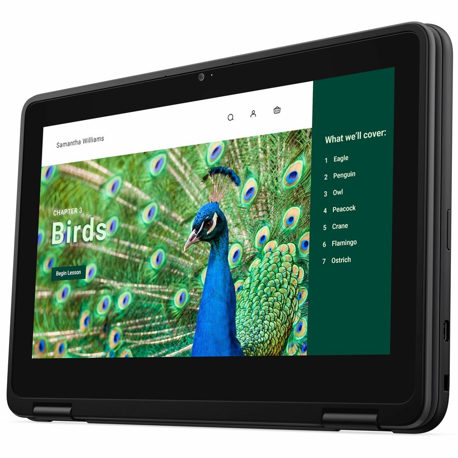 Alternate-Image8 Image for Dell Chromebook 3000 3120 11.6" Touchscreen Clamshell Chromebook - HD - 60 Hz - Intel N-Series N100 - 8 GB - 64 GB Flash Memory - English (US) Keyboard