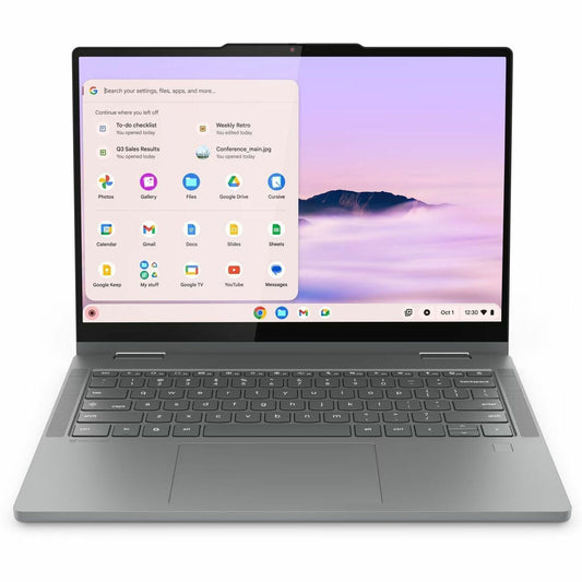 Main Image for Lenovo 14IRU10 83LL000LUS 14" Touchscreen Convertible 2 in 1 Chromebook - WUXGA - 60 Hz - Intel Core 5 120U - 8 GB - 256 GB SSD - English Keyboard - Luna Gray