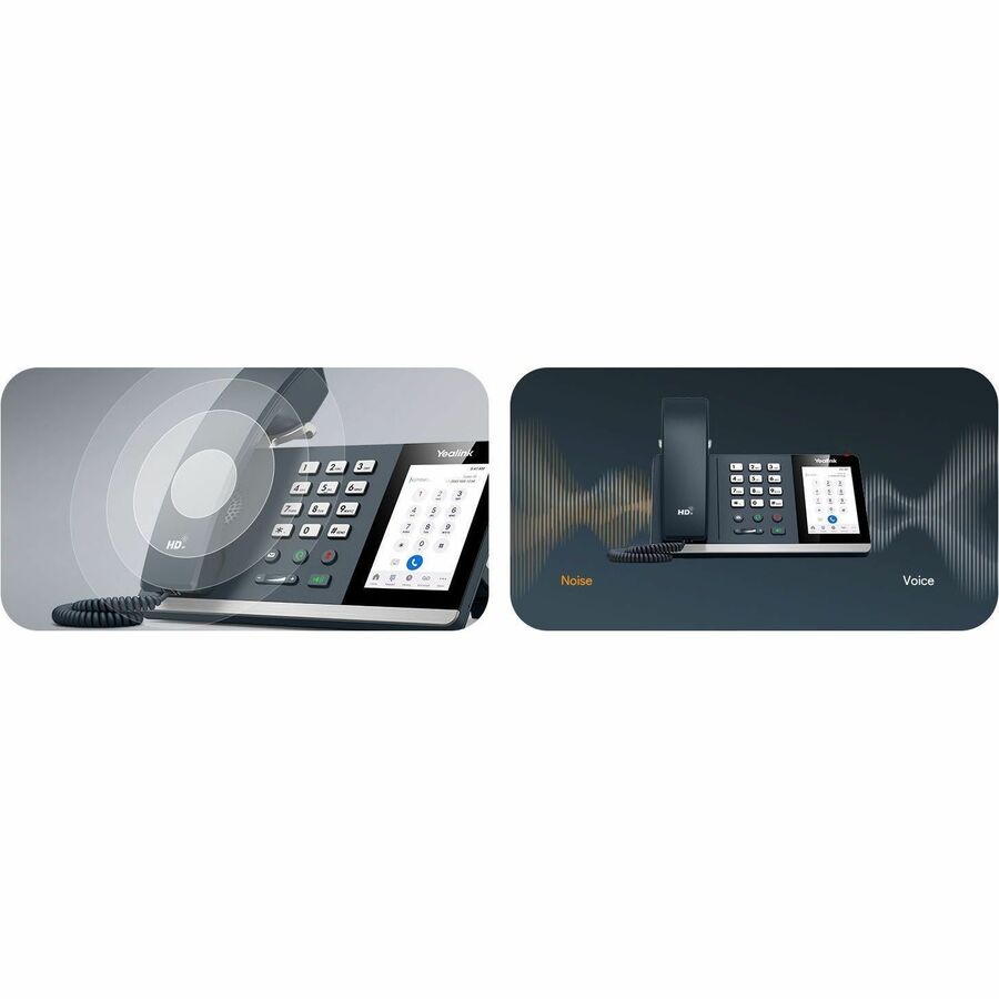 Alternate-Image1 Image for Yealink MP54 E2 IP Phone - Corded - Corded/Cordless - Bluetooth, Wi-Fi - Wall Mountable, Stand Mountable - Classic Gray