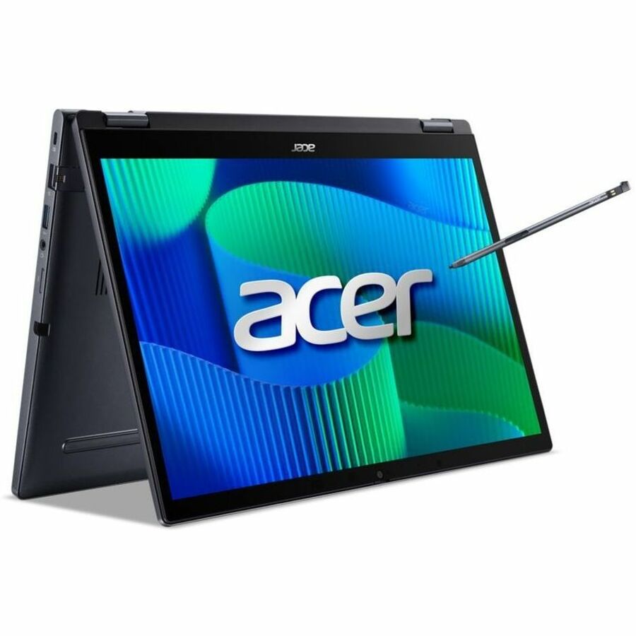 Alternate-Image9 Image for Acer TravelMate P4 Spin 14 P414RN-54 TMP414RN-54-57U5 14" Touchscreen Convertible 2 in 1 Notebook - WUXGA - 60 Hz - Intel Core Ultra 5 125U - 16 GB - 512 GB SSD - English Keyboard - Blue