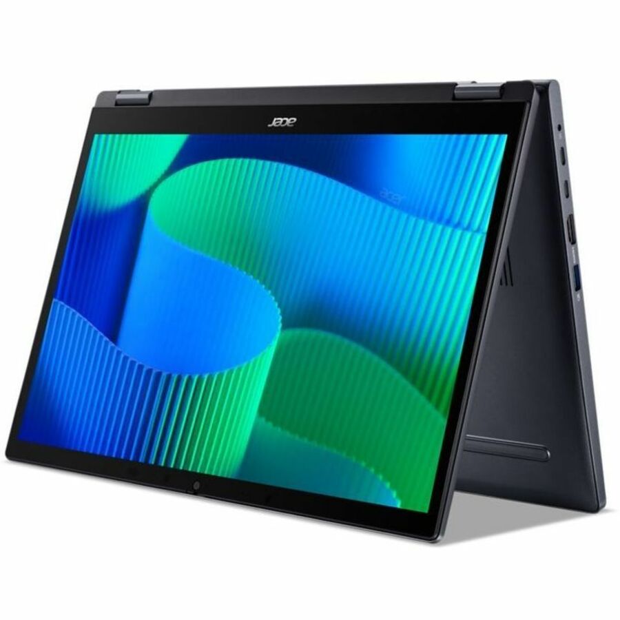 Right Image for Acer TravelMate P4 Spin 14 P414RN-54 TMP414RN-54-57U5 14" Touchscreen Convertible 2 in 1 Notebook - WUXGA - 60 Hz - Intel Core Ultra 5 125U - 16 GB - 512 GB SSD - English Keyboard - Blue