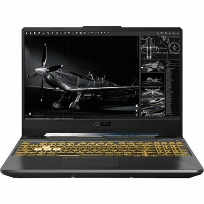 Front Image for TUF Gaming A15 FA506 FA506NC-DS53 15.6" Gaming Notebook - Full HD - 144 Hz - AMD Ryzen 5 7535HS - 16 GB - 512 GB SSD - Graphite Black