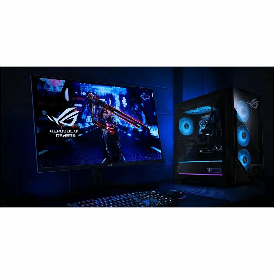 Life-Style Image for Asus ROG G700 G700TF-DS774 Gaming Desktop Computer - Intel Core Ultra 7 265F - 16 GB - 1 TB SSD - Black