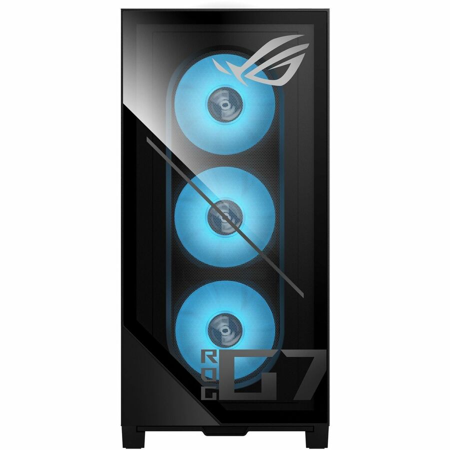 Front Image for Asus ROG G700 G700TF-XS987 Gaming Desktop Computer - Intel Core Ultra 9 285K - 32 GB - 2 TB SSD - Black