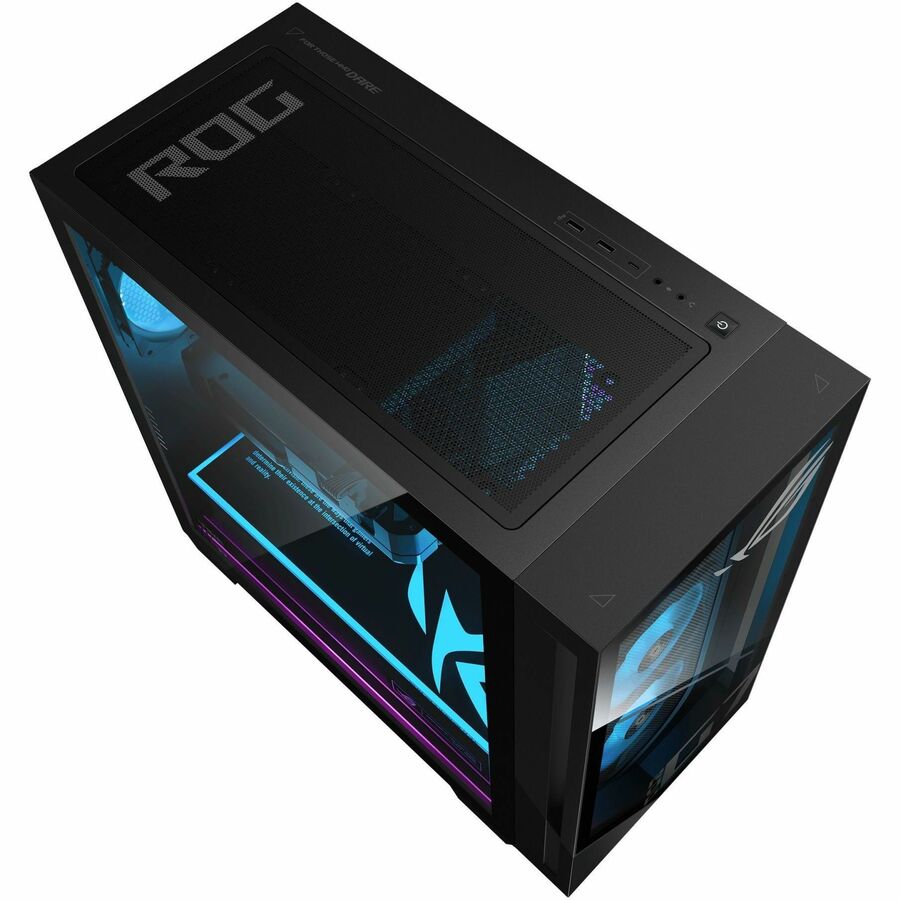 Top Image for Asus ROG G700 G700TF-XS987 Gaming Desktop Computer - Intel Core Ultra 9 285K - 32 GB - 2 TB SSD - Black