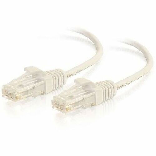 Main Image for C2G 1.5ft (0.46m) Cat6 Snagless Unshielded (UTP) Slim Ethernet Network Patch Cable - White