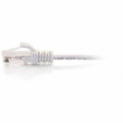 Alternate-Image1 Image for C2G 1.5ft (0.46m) Cat6 Snagless Unshielded (UTP) Slim Ethernet Network Patch Cable - White